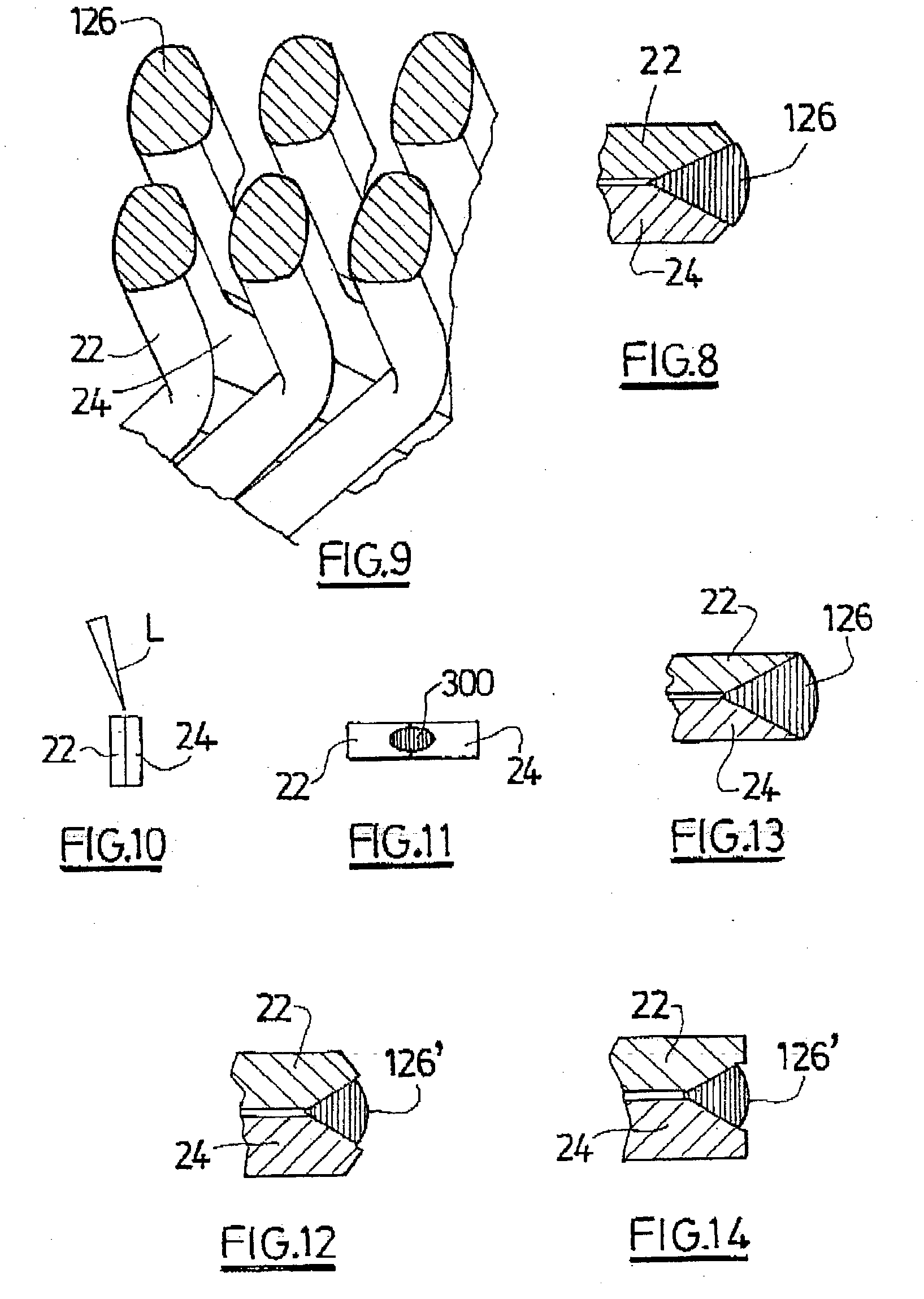 Method for assembling conductive segments of a rotor winding or stator winding in a rotary electric machine