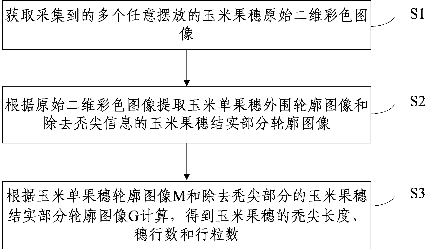 Computer vision technique-based corn ear species test method, system and device