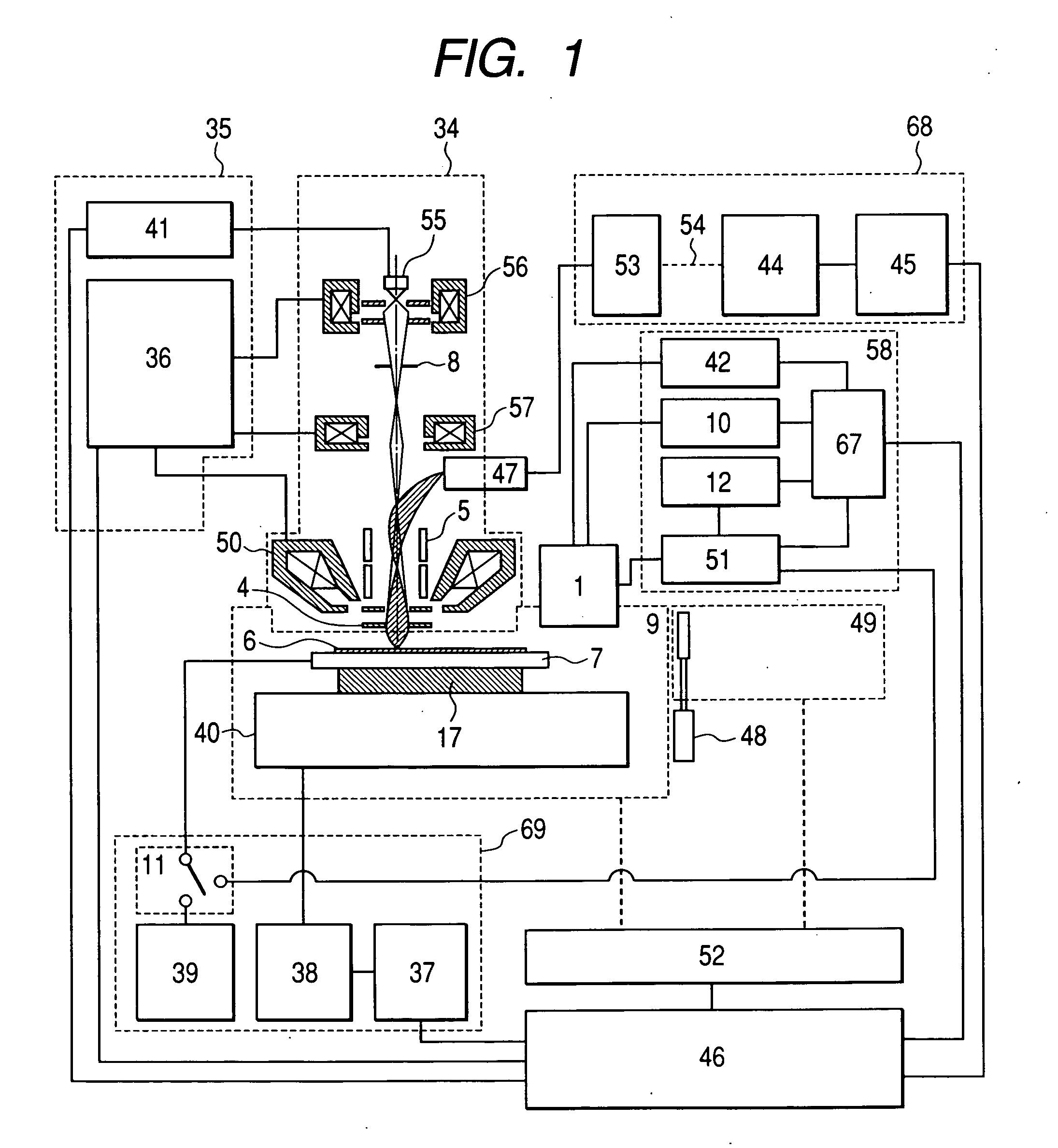 Charge control apparatus and measurement apparatus equipped with the charge control apparatus