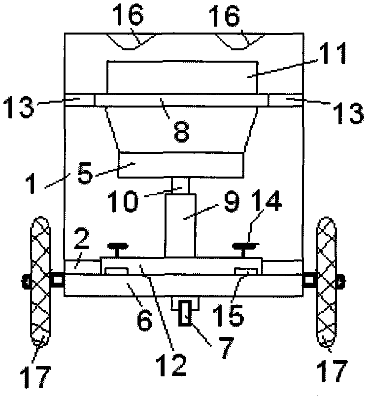 Device convenient for conveying pregnant women to be examined, supporting abdomens and eliminating edema of lower limbs