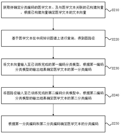 A classification code determination method, device, equipment and storage medium