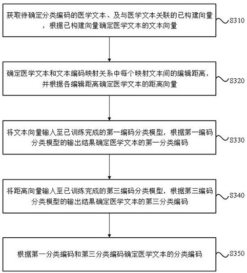 A classification code determination method, device, equipment and storage medium