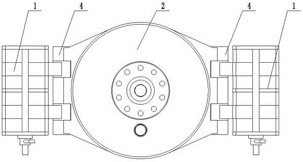 Strongly magnetic positioning airbag outer plugging device