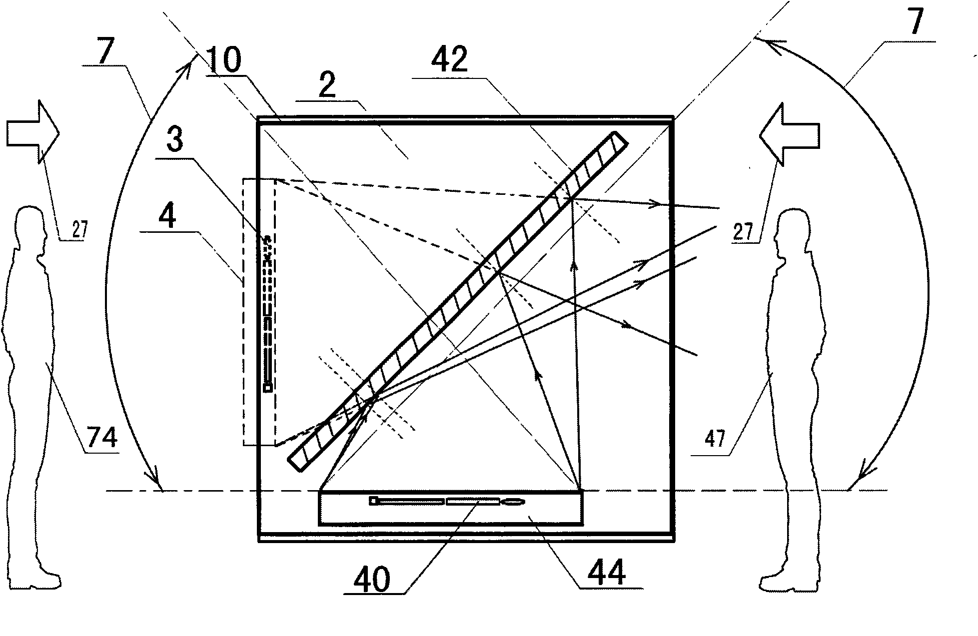 Method and apparatus for transparent imaging