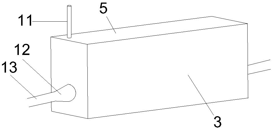 Closed lateral-symmetry horn mouth water inlet method for river model test