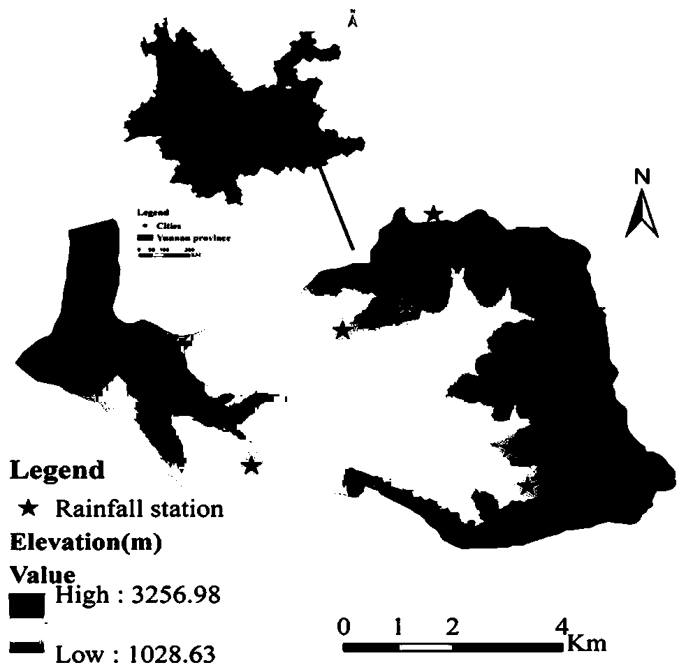 Debris flow occurrence rainfall i-d curve threshold construction method, basin debris flow early warning method