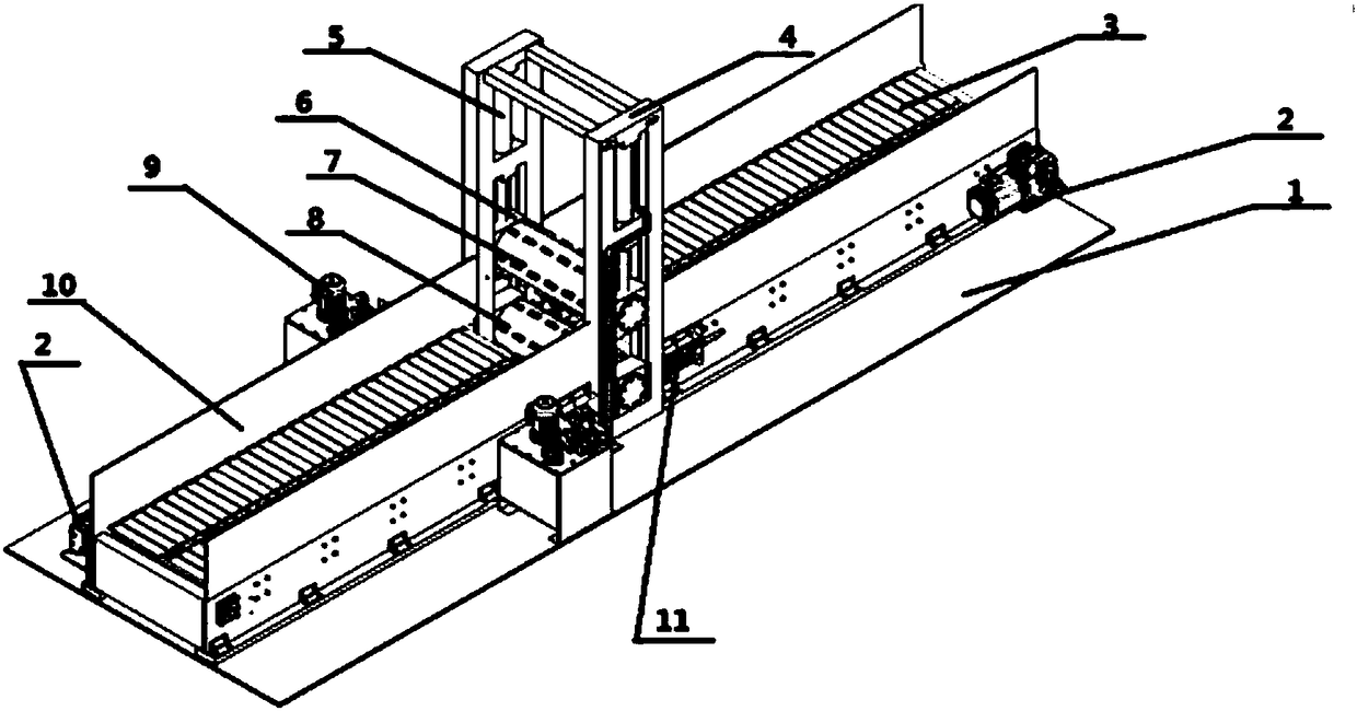 Waste vehicle double-roller rolling device