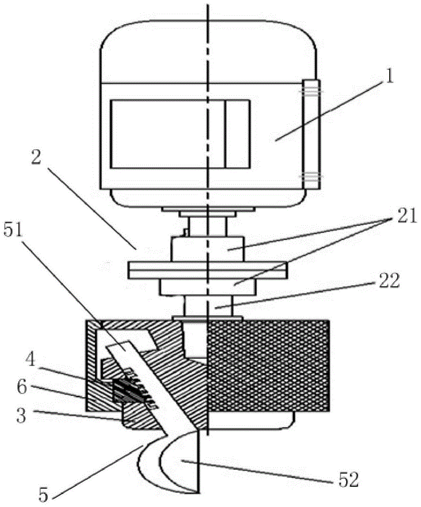 A forward incremental forming round hole flanging device