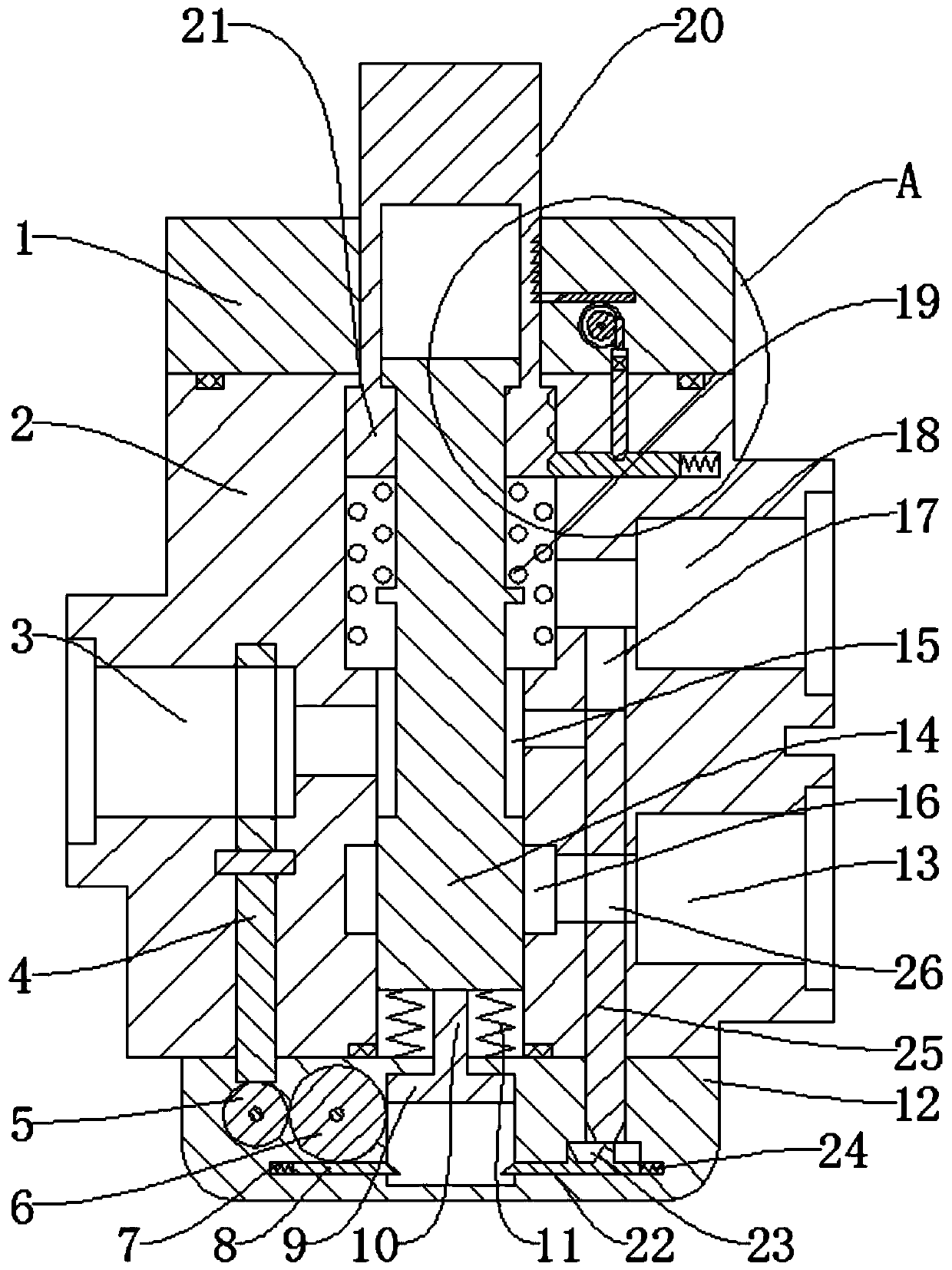 Anti-continuous-treading accelerator valve