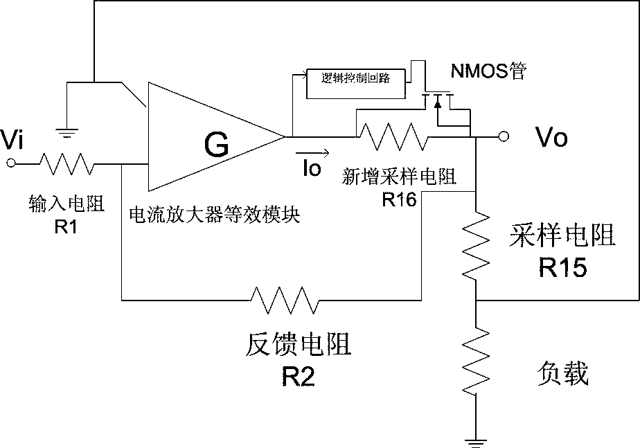 A high-efficiency energy-saving current amplifier