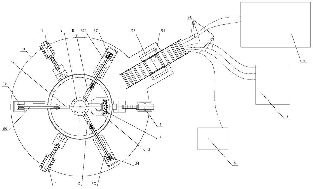 Sinking type vertical shaft heading machine and well forming method thereof