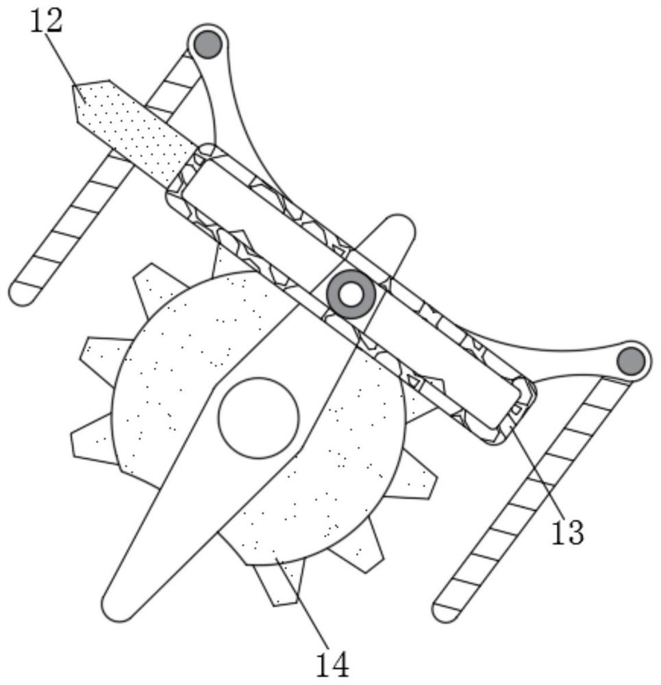 Hardware machining auxiliary device for solving problems of difficult machining and cooling water waste