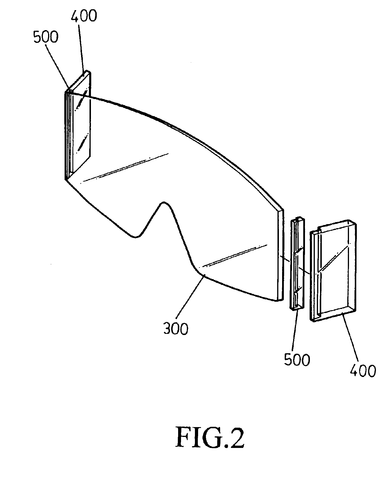 Adhesion of diving goggle lenses