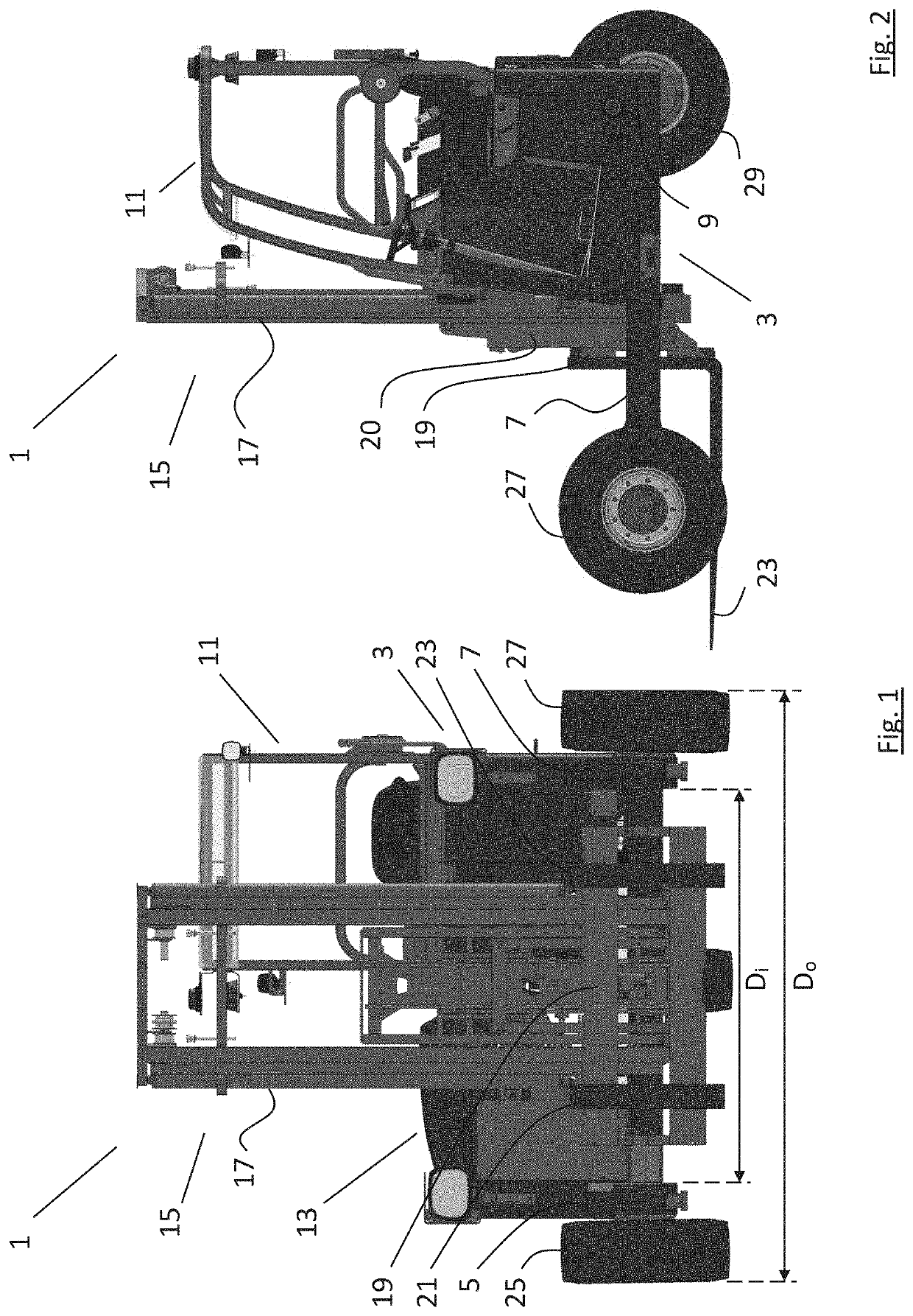 Truck mounted forklift