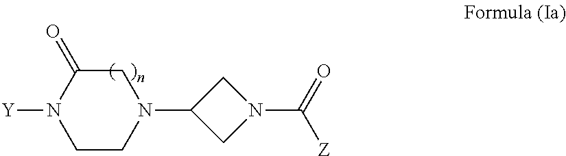 Oxopiperazine-azetidine amides and oxodiazepine-azetidine amides as monoacylglycerol lipase inhibitors