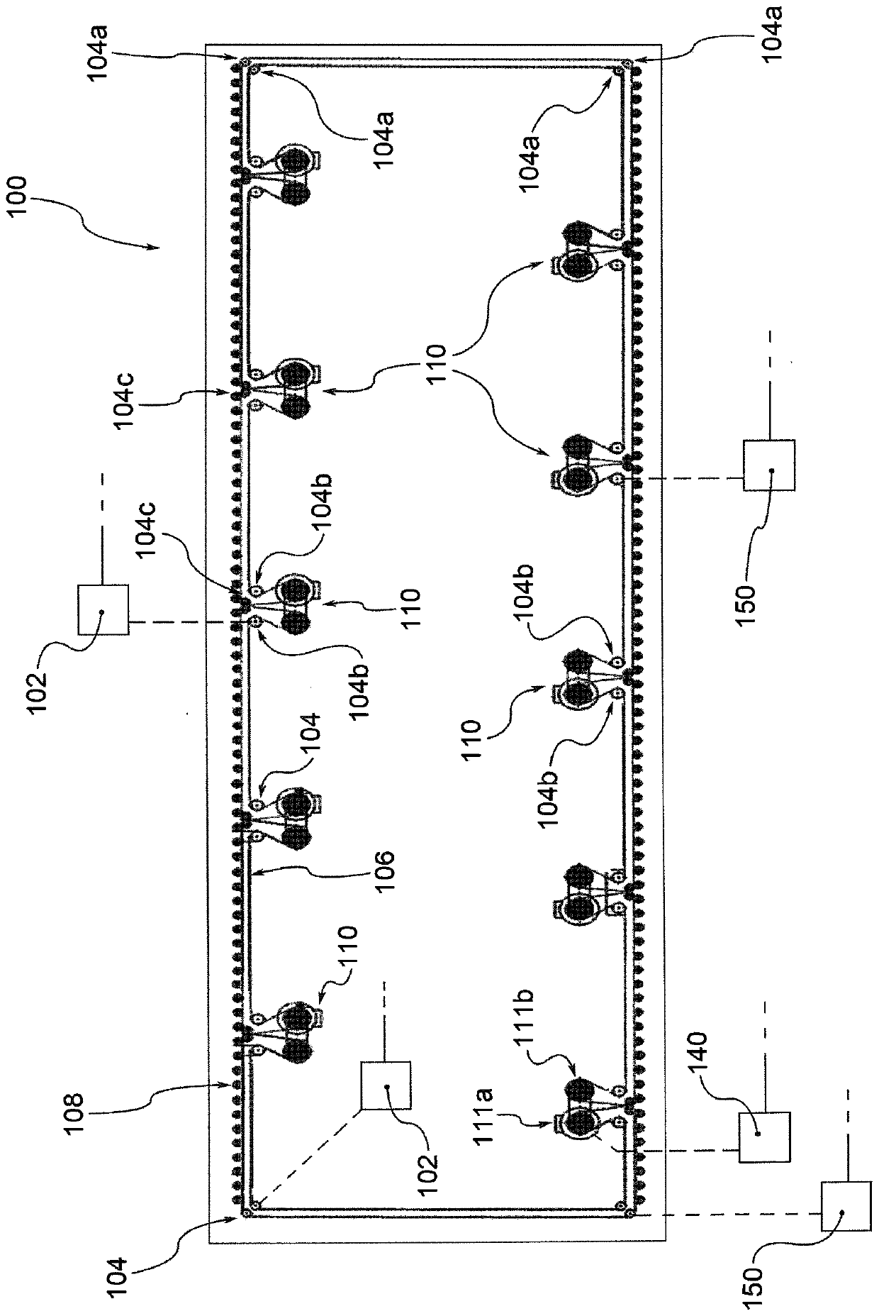 System for monitoring physical parameters of textile machinery and method for predictive maintenance