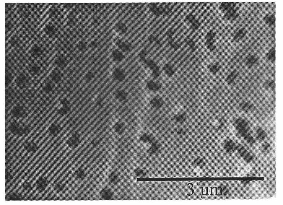 Method for preparing organic-inorganic compound mesoporous film and application thereof