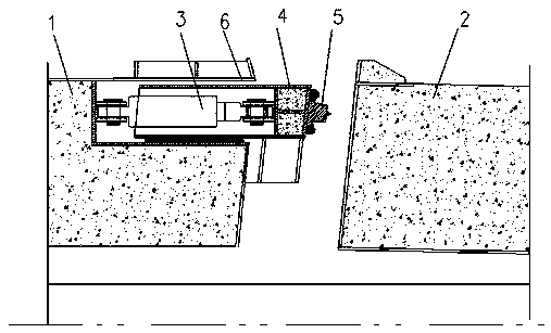 Mobile water stop system for final joint and method of use