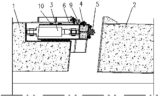 Mobile water stop system for final joint and method of use