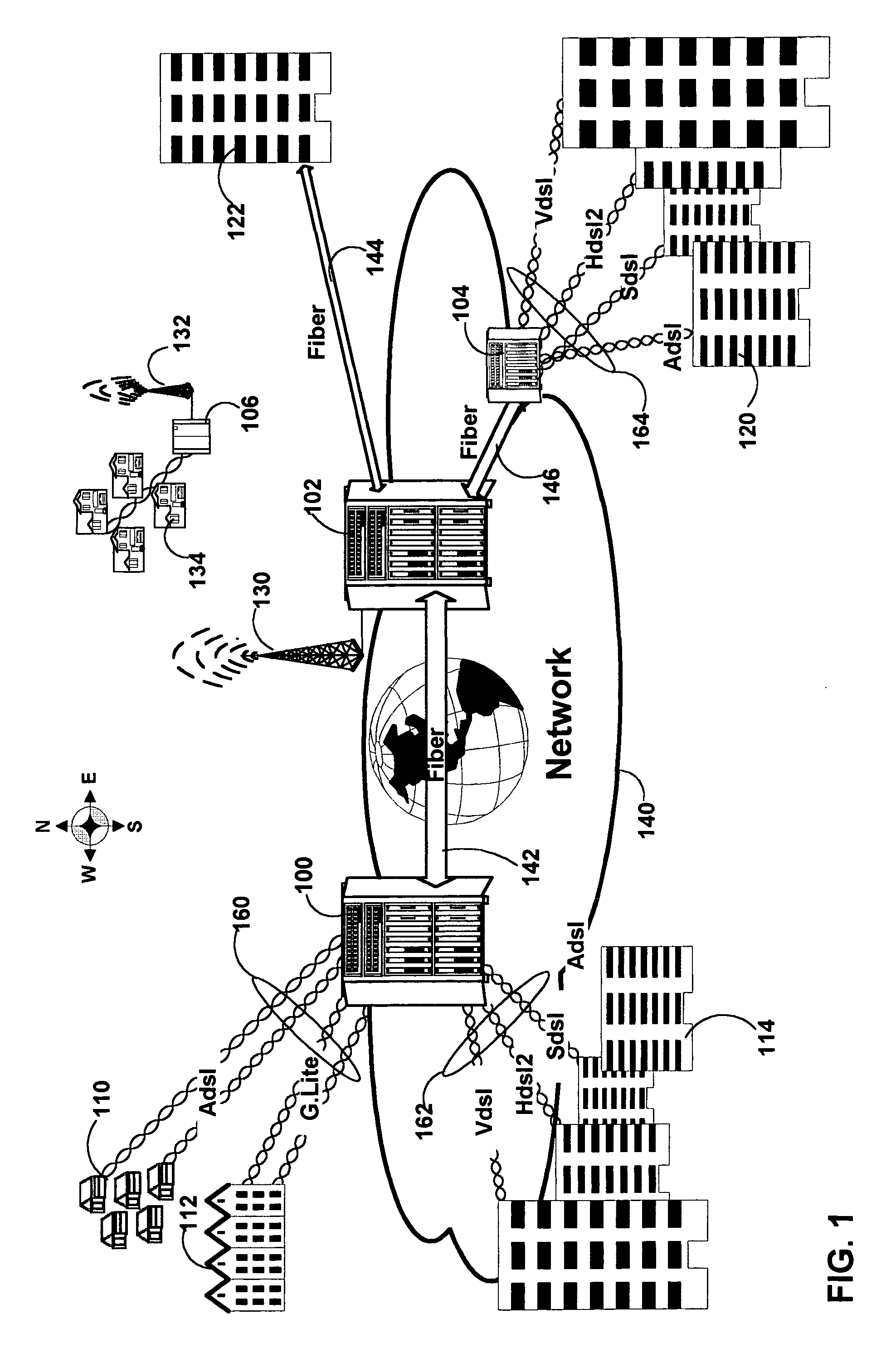 Method and apparatus for an X-DSL modem supporting multiple X-DSL line codes