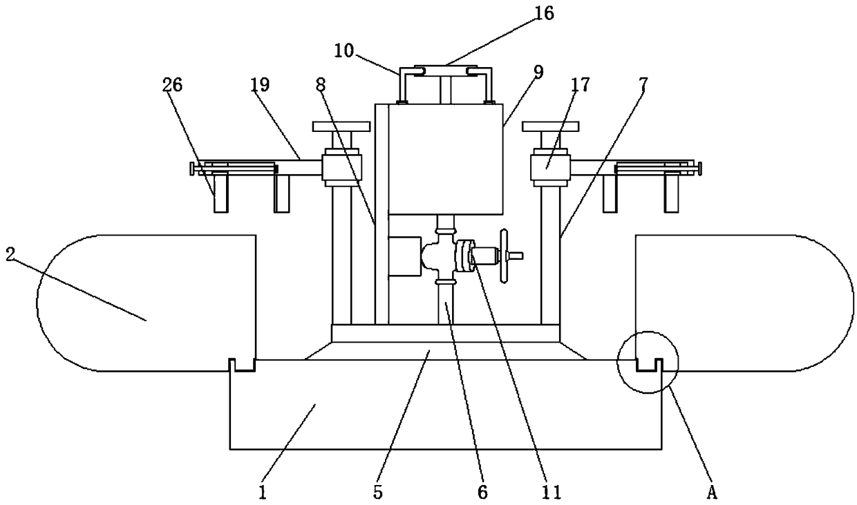 Automobile stamping part with positioning grooves