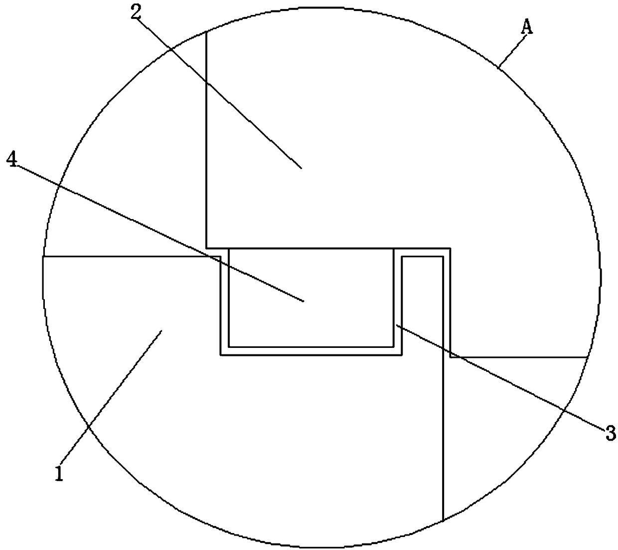 Automobile stamping part with positioning grooves