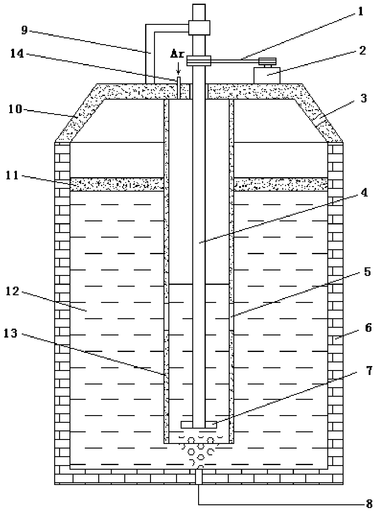 Microbubble molten steel purification device and purification method