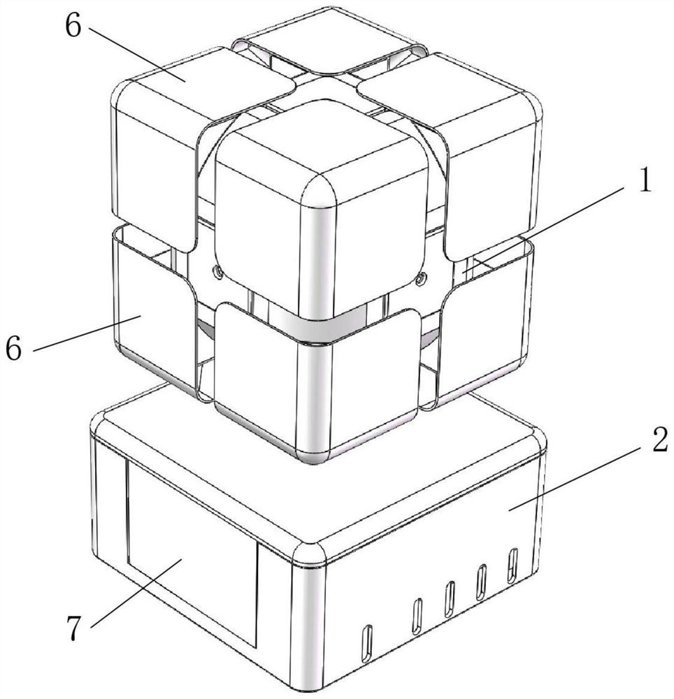 Second-order six-axis magic cube learning machine