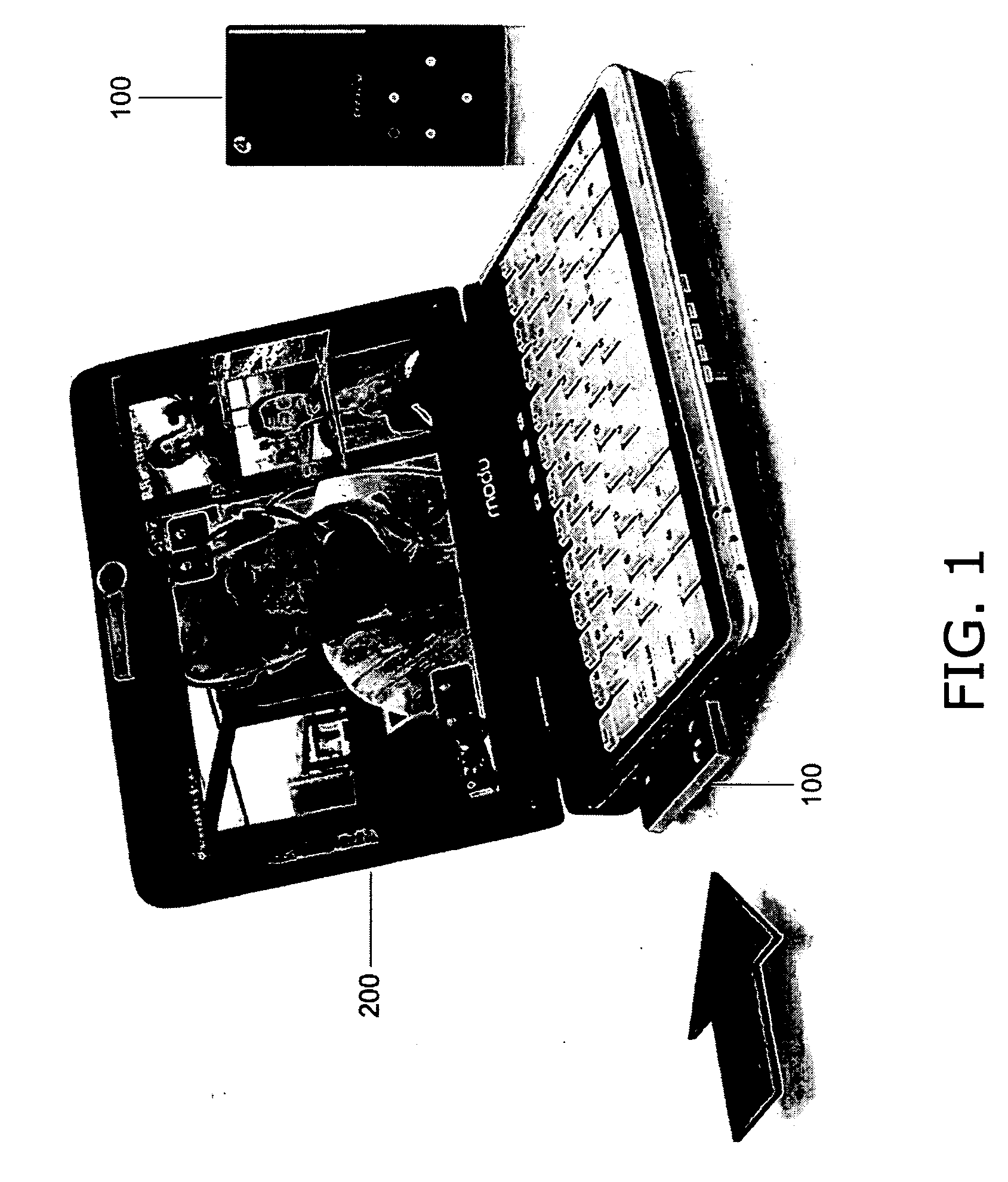 Modular cell phone for laptop computers