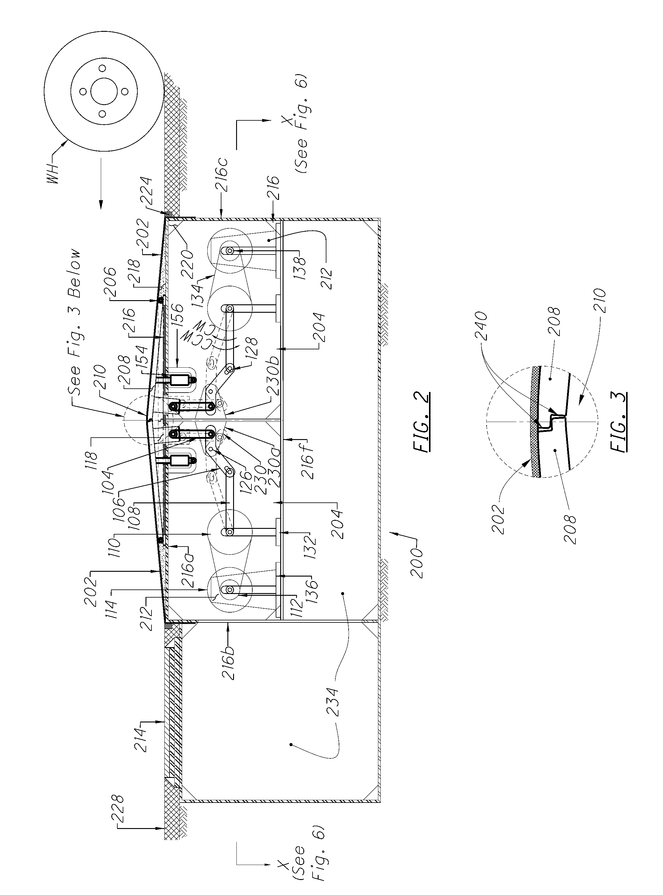 Electrical generator apparatus, particularly for use on a vehicle roadway