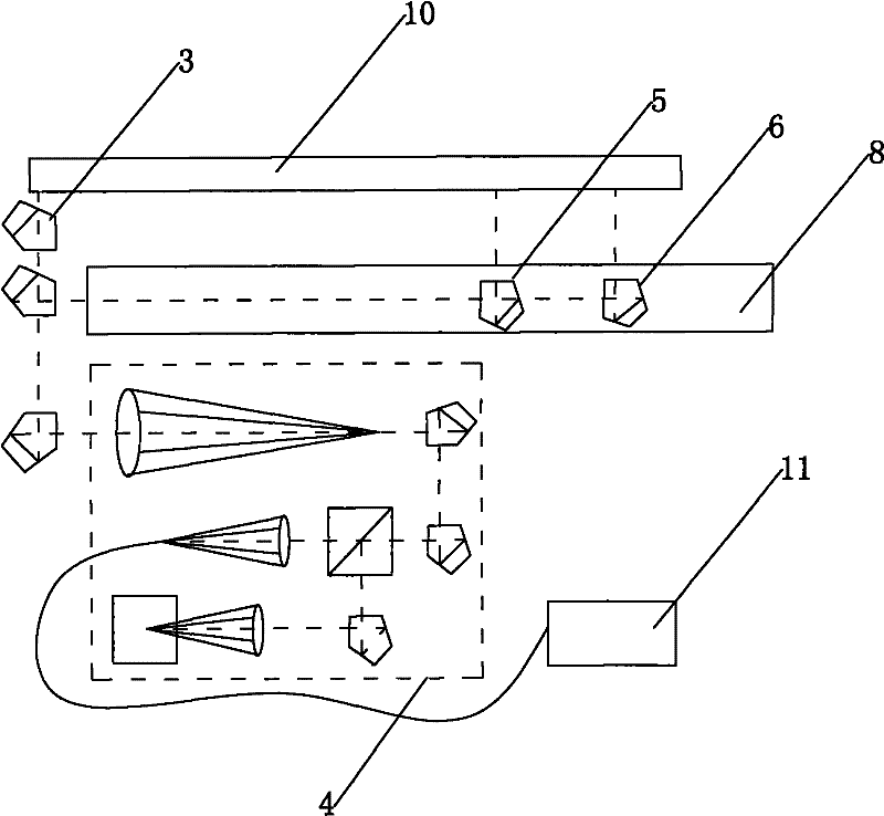 Surface shape detection apparatus and method for large-bore plane optical element