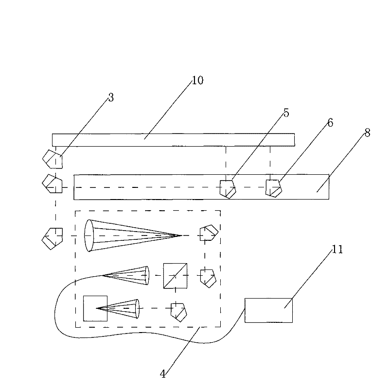 Surface shape detection apparatus and method for large-bore plane optical element