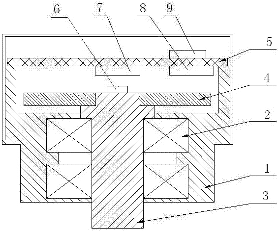 A multi-turn encoder using a reed switch and its method for determining the direction and counting the number of turns