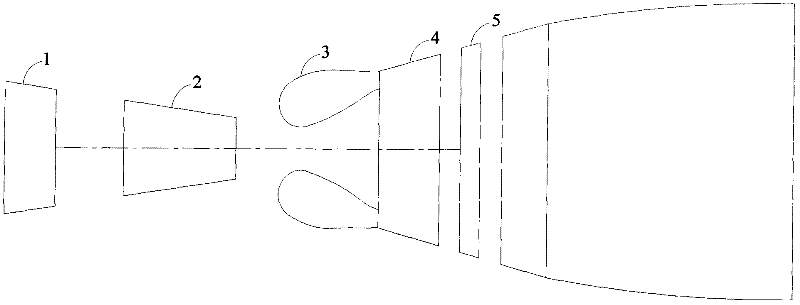 Low-pollution combustion chamber with premixed and pre-evaporated precombustion part