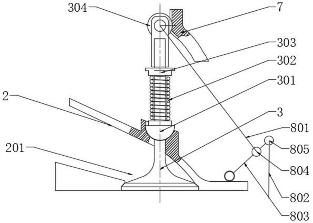 A crankshaftless two-stroke reciprocating engine