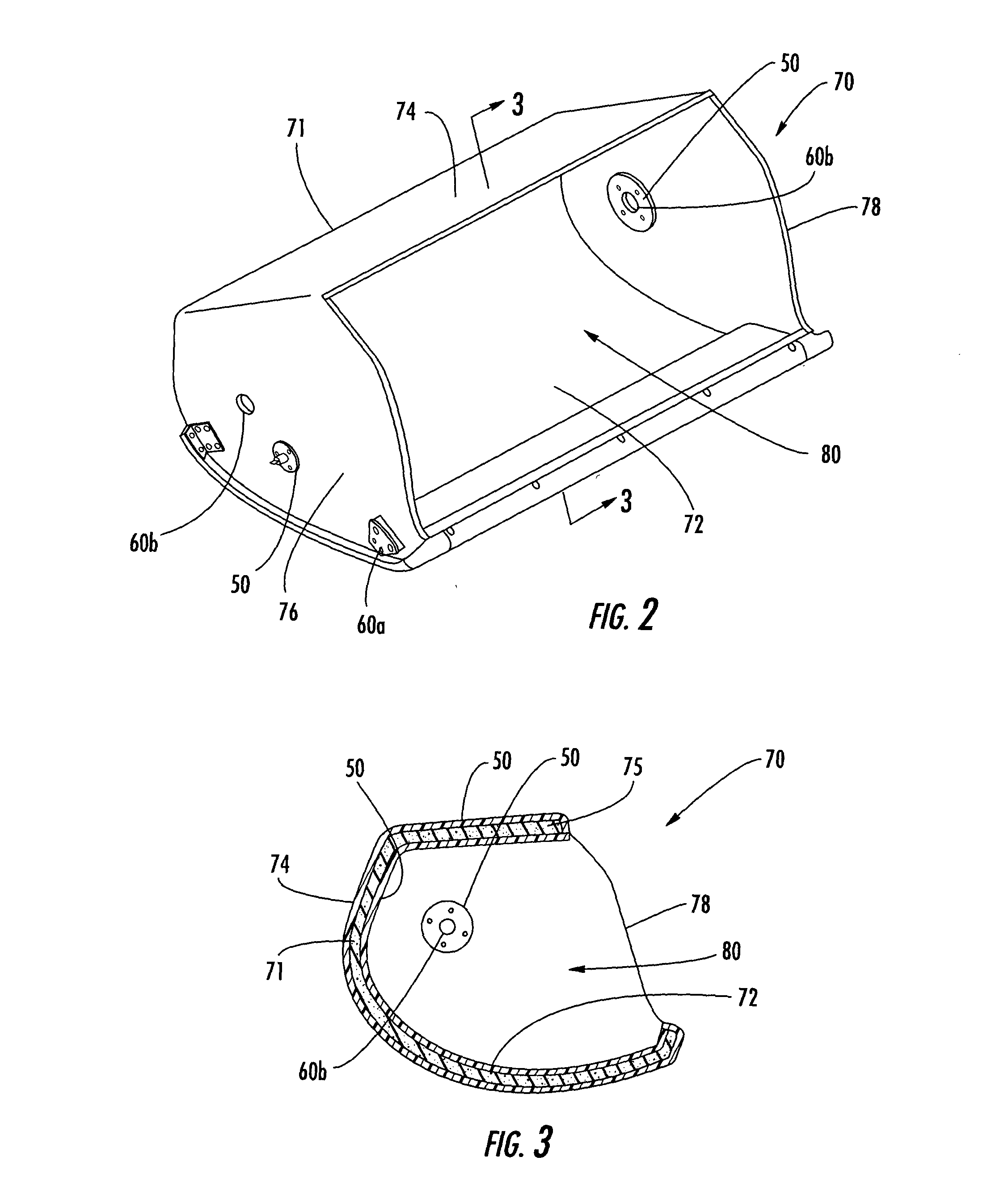 Reaction injection molded members and method of forming