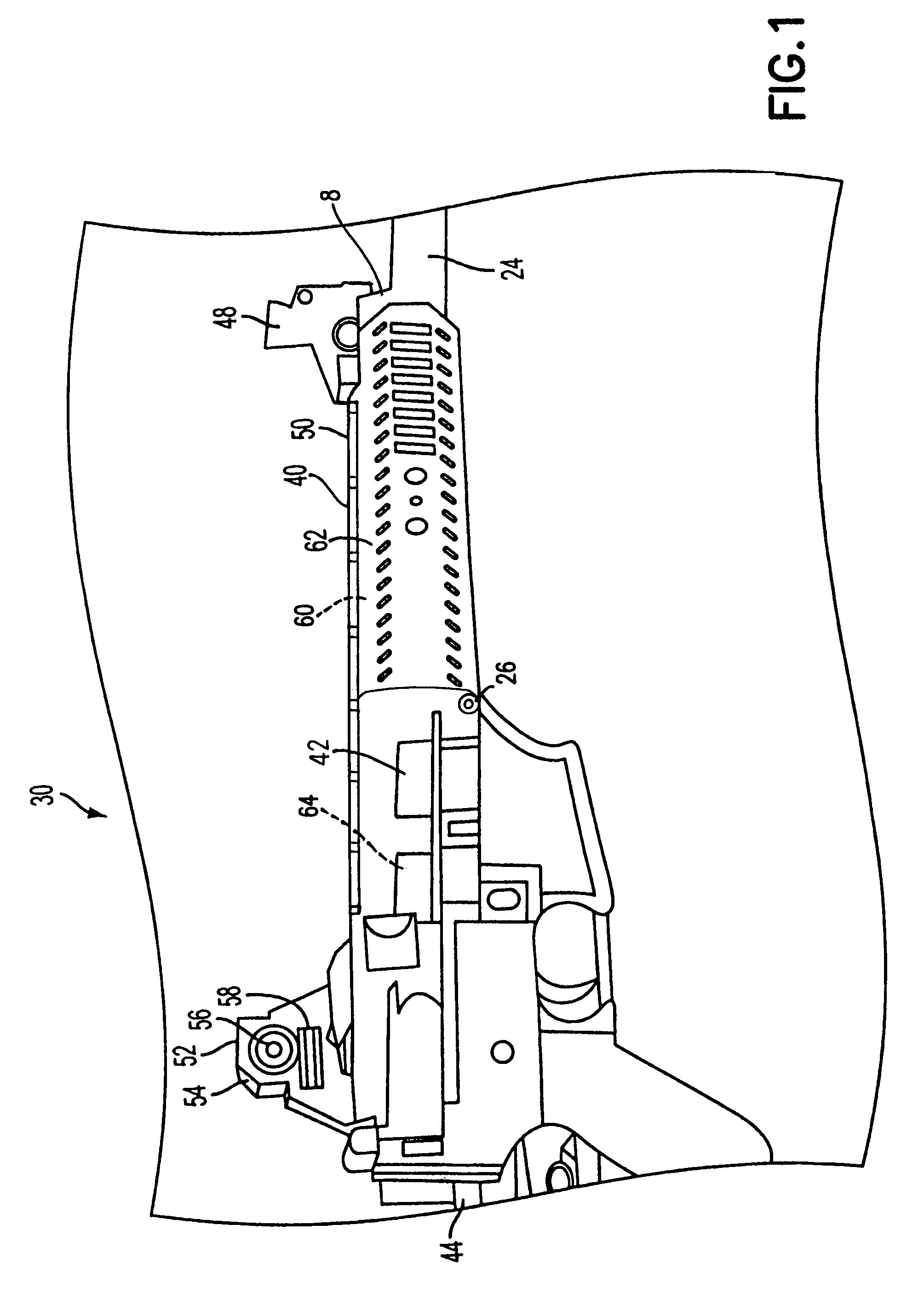Firearm having an indirect gas operating system