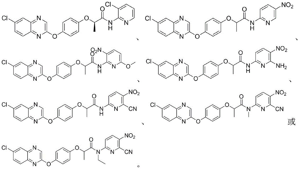 2-phenoxy quinoxaline derivative and pharmaceutical use thereof