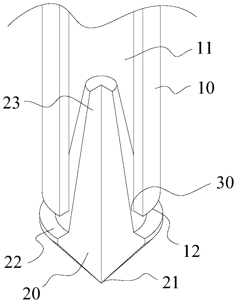 A method and device for in situ drug injection