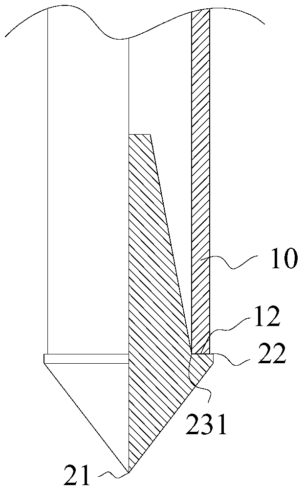 A method and device for in situ drug injection
