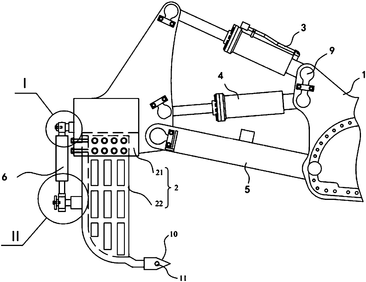 Stone picking device and stone picking control method