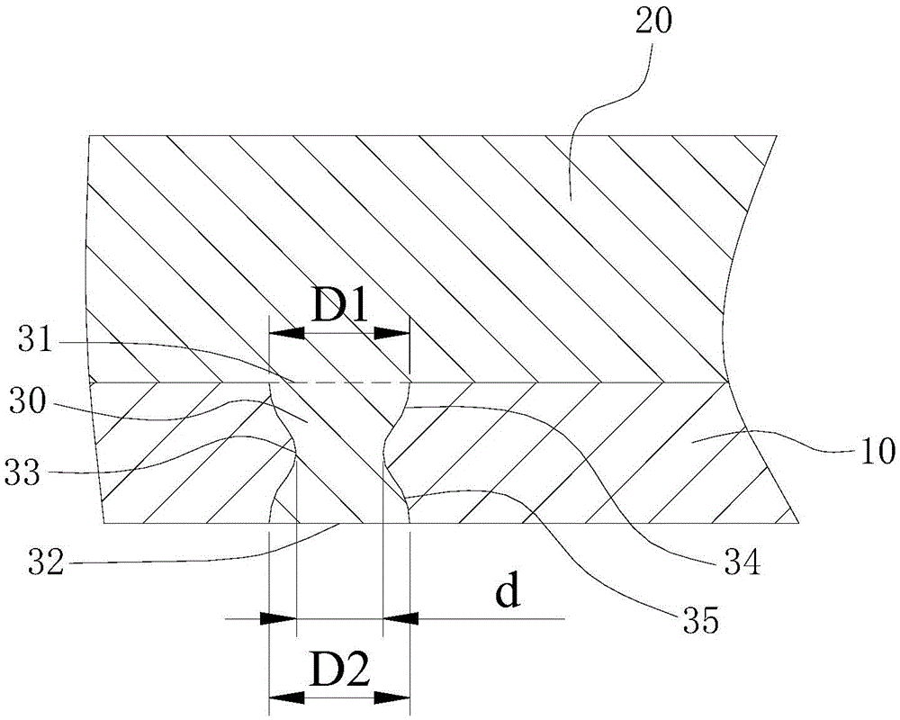 Combination structure and method of plastic and hard substrate, LED light bracket