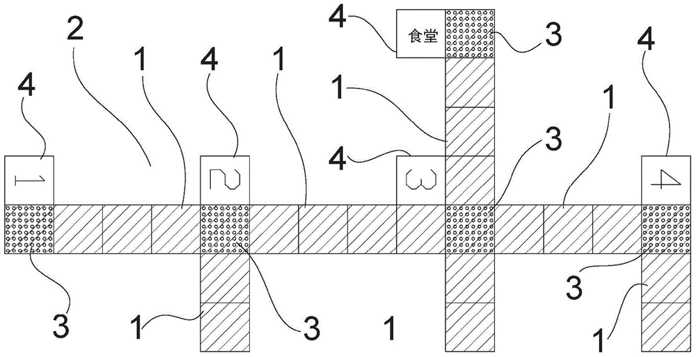 A floor system for visually impaired person guidance, a constructing method thereof, and a manufacturing method of a guidance floor brick and a warning floor brick
