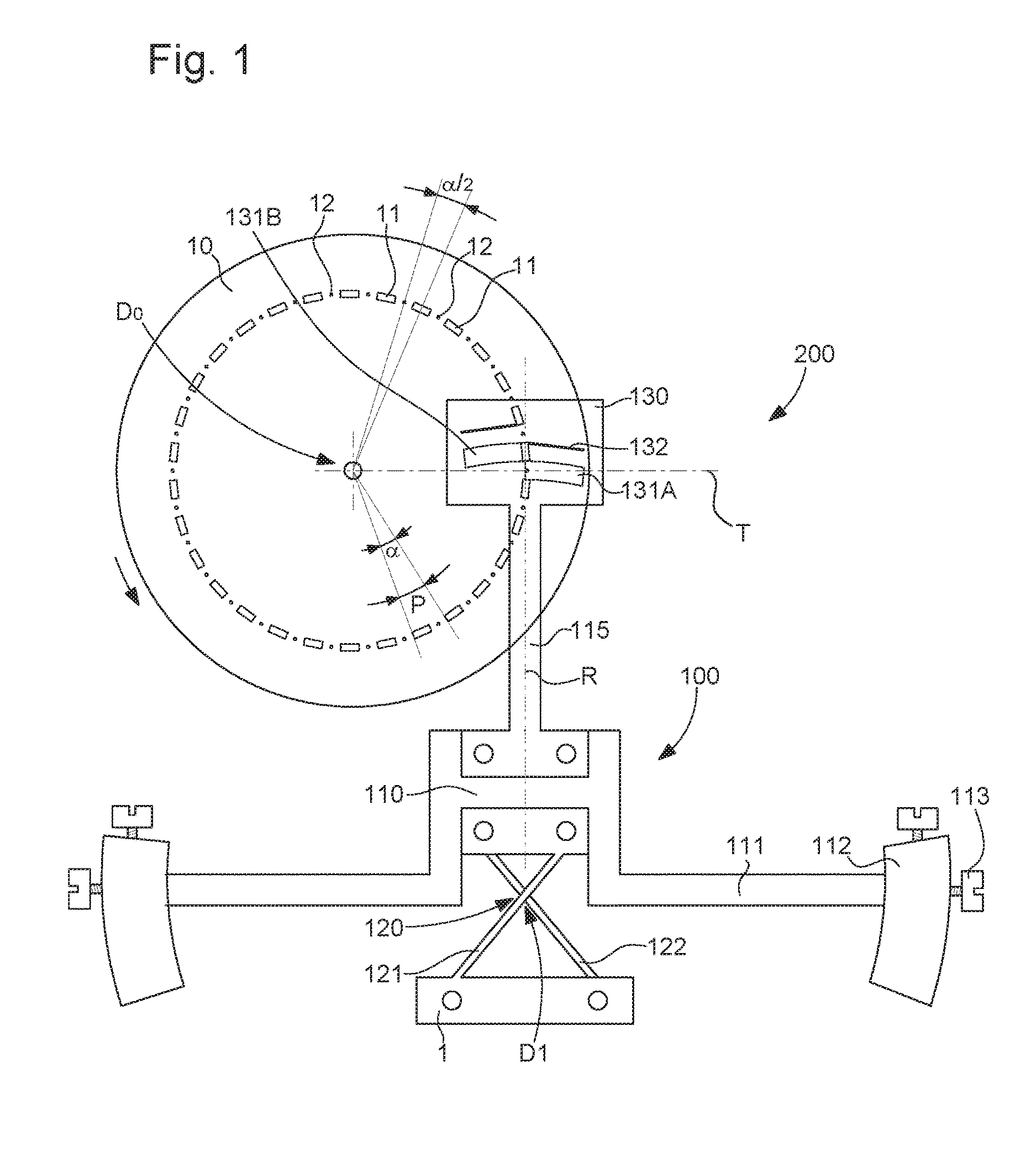 Timepiece regulating mechanism with magnetically synchronized rotating arms