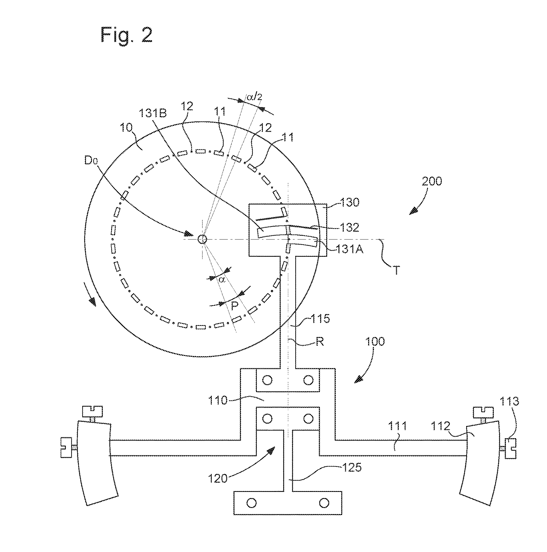 Timepiece regulating mechanism with magnetically synchronized rotating arms