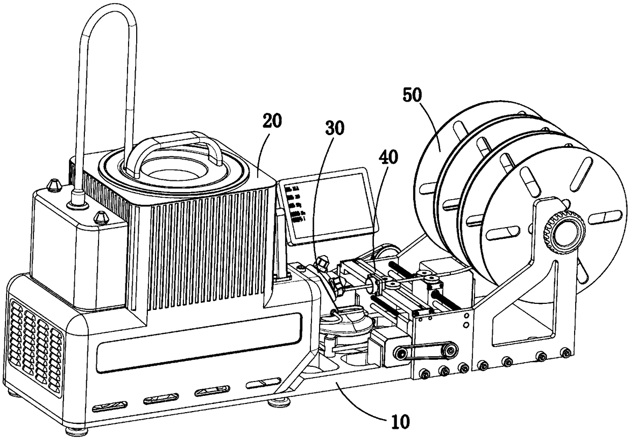 Recycling and winding system of abs and pla consumables for 3d printers