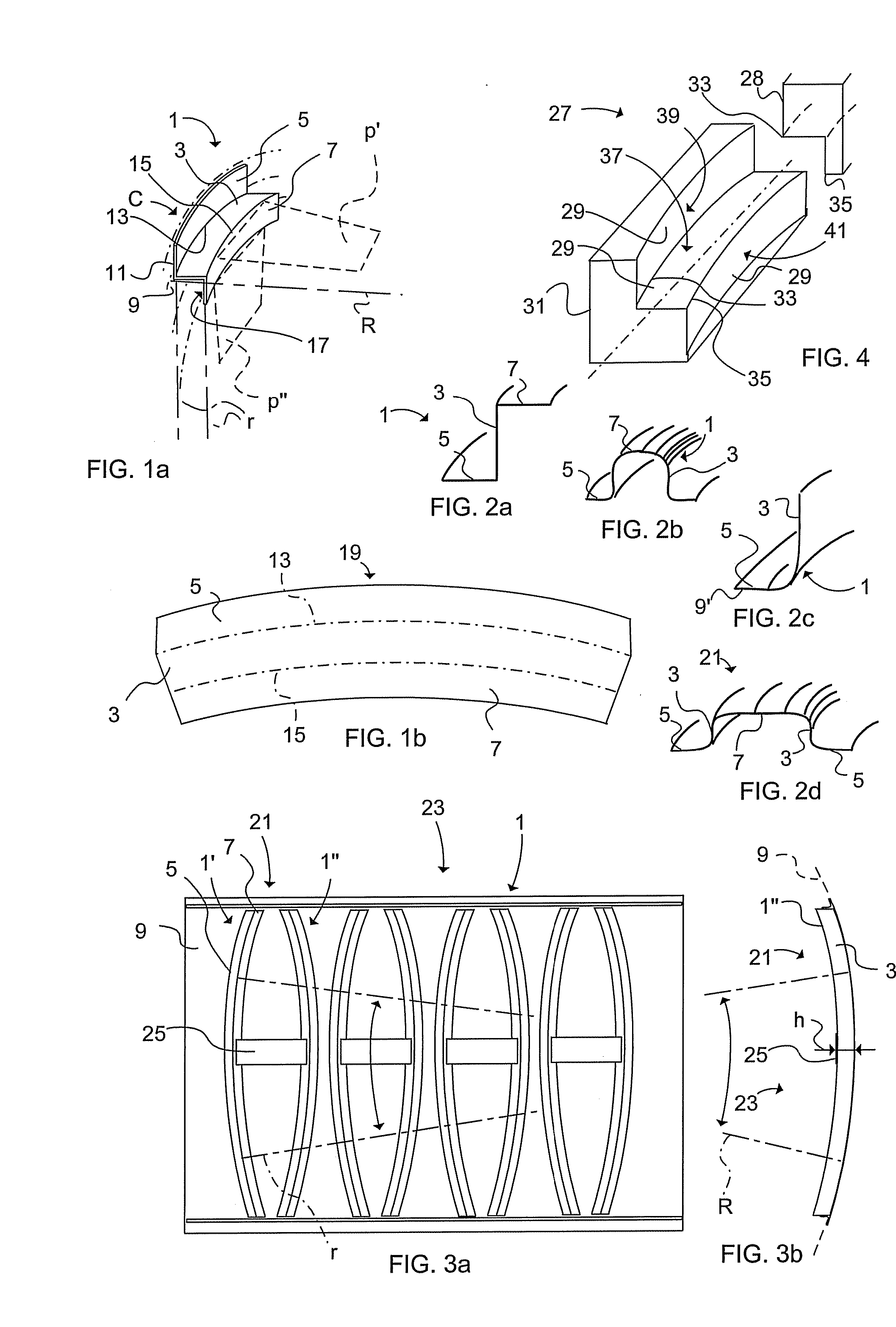 Stiffening element and a method for manufacturing of a stiffening elememt