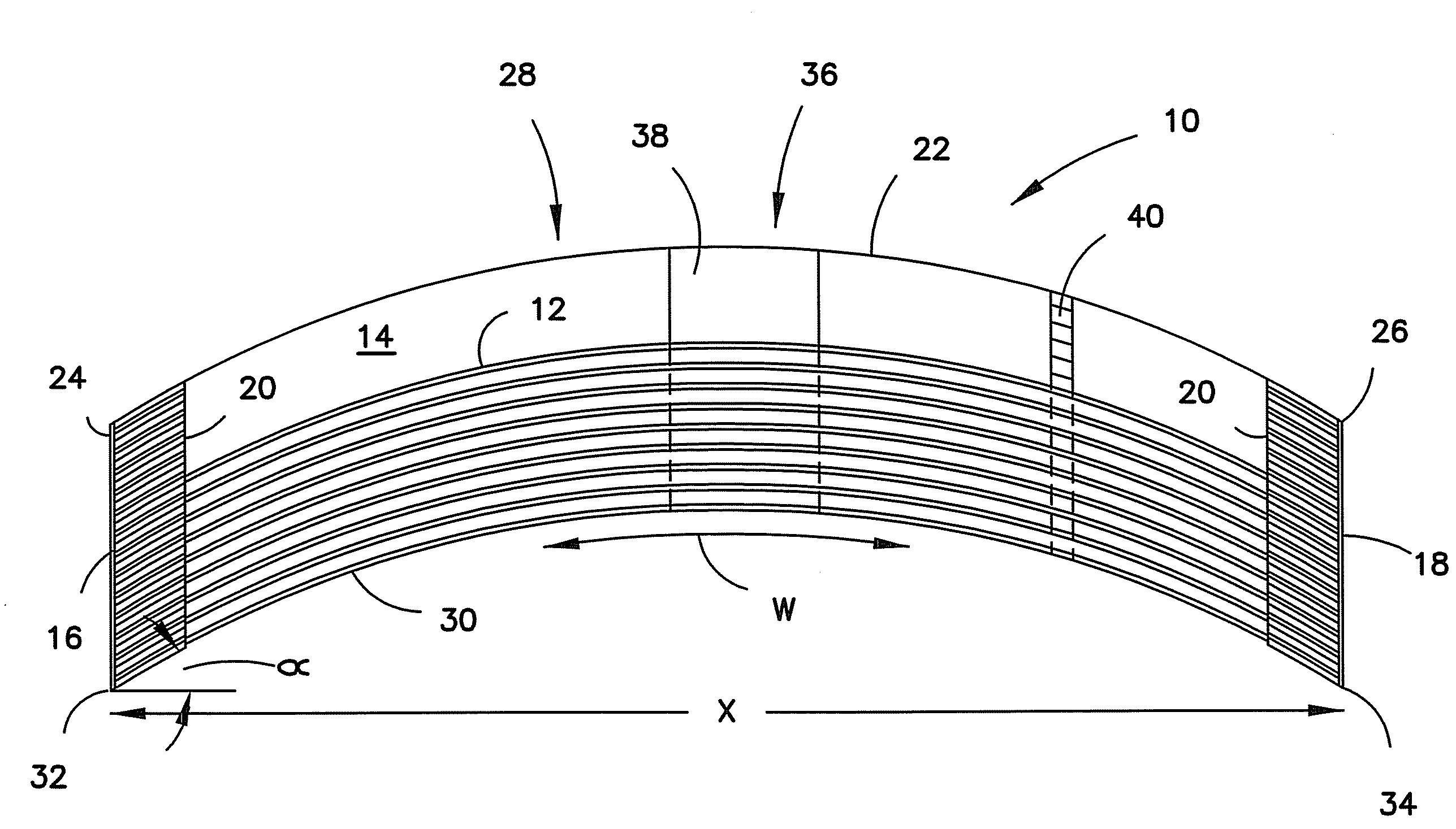 Combined standing bent sheet display