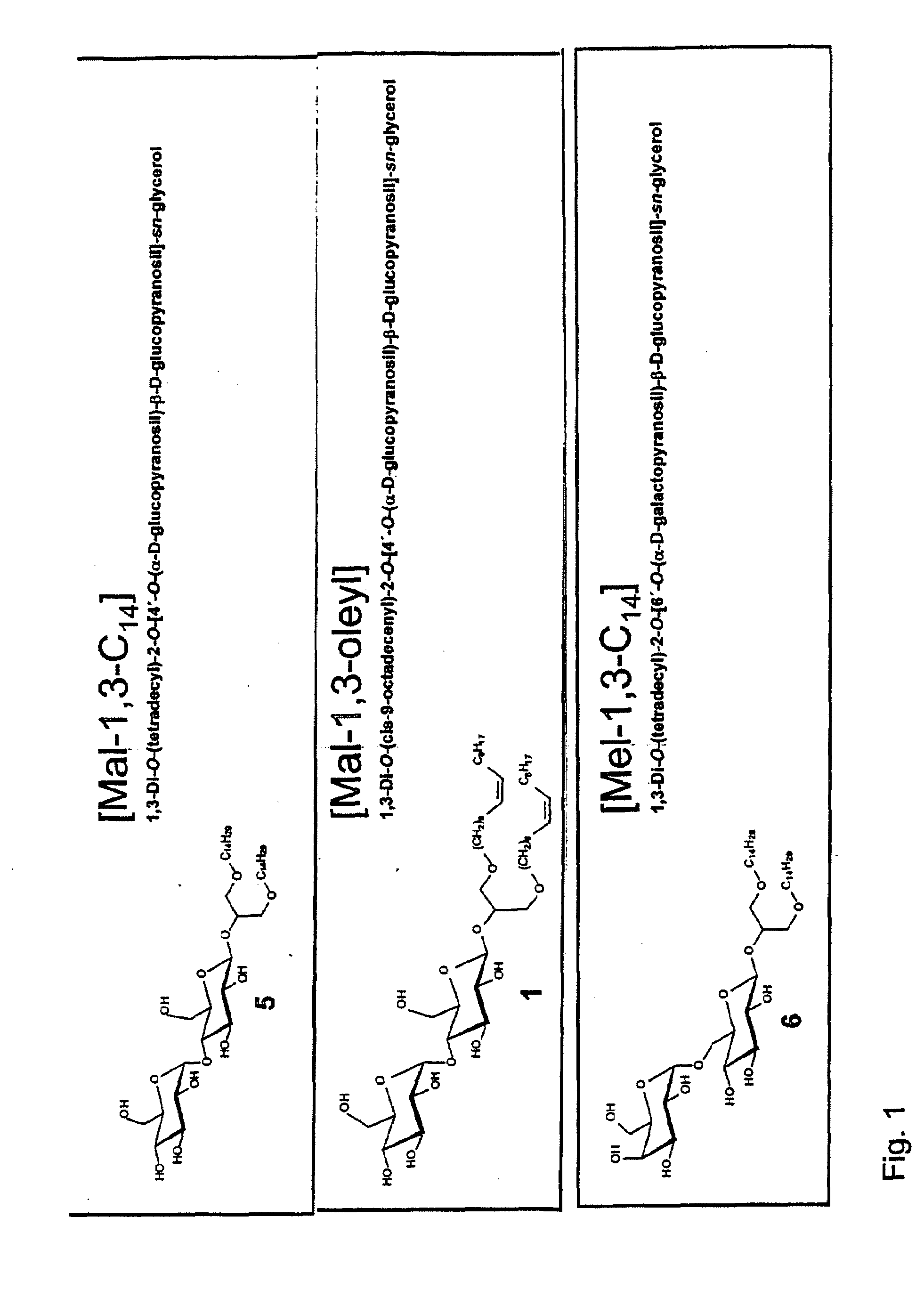Use of Glycolipids as Adjuvants