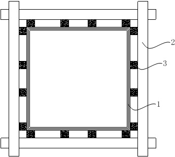 Construction method capable of manufacturing concrete surface wood grain texture in antique building